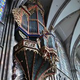 Organ inside the Cathedral, Strasbourg